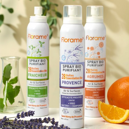 Fresh Purifying Spray Fresh Air Organic 180ml: Peppermint, Eucalyptus,  Wintergreen Essential Oils