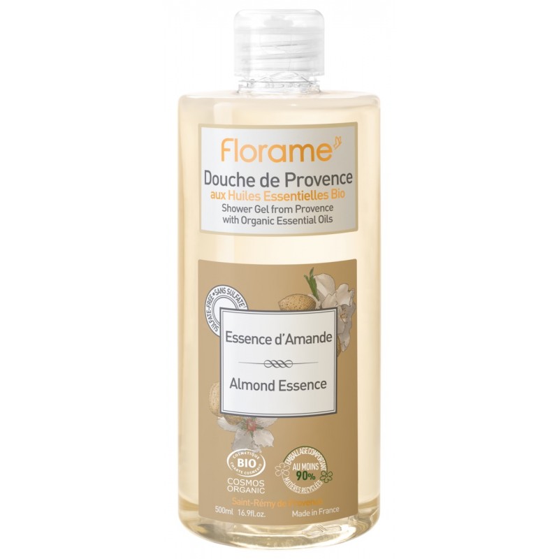 Gel Douche de Provence Essence Amande-bio-florame-500ml