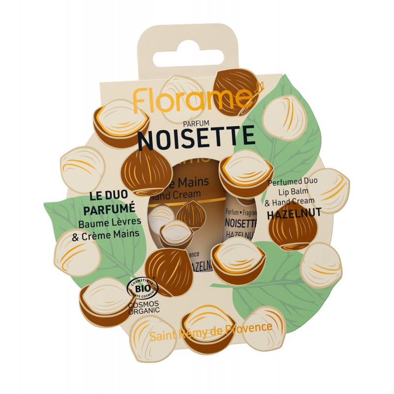 Florame-Coffret-Duo Noisette-avec-produits