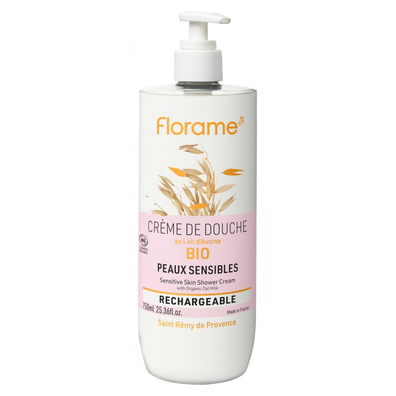 Organic-Sensitive-Skin-Shower-Cream-750ml-florame