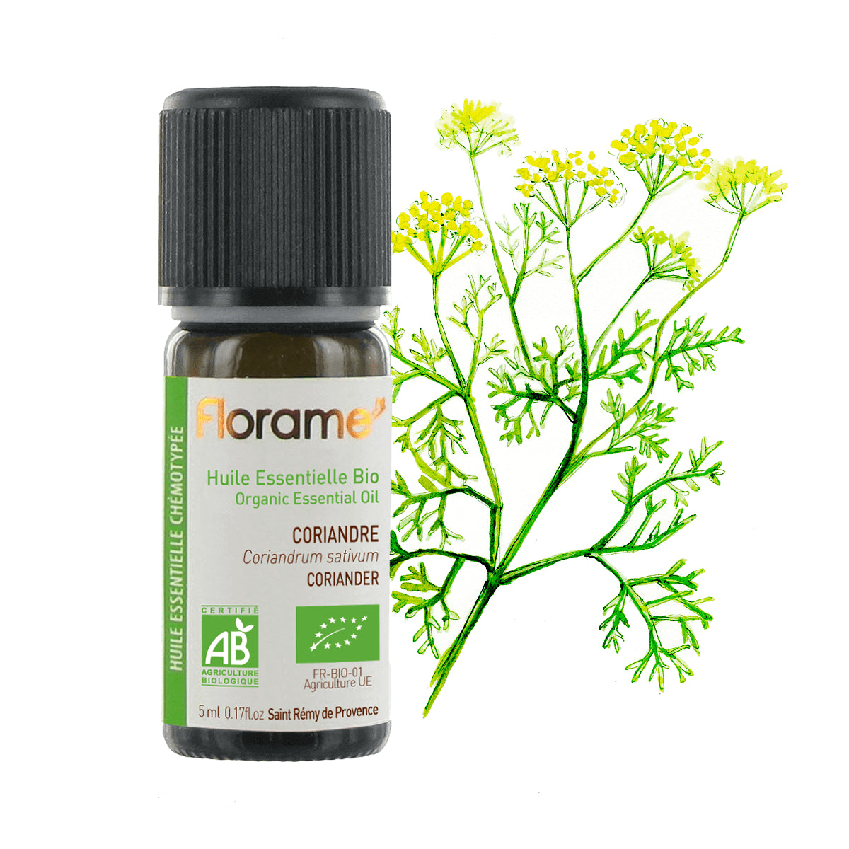 Huile Essentielle de Coriandre Biologique