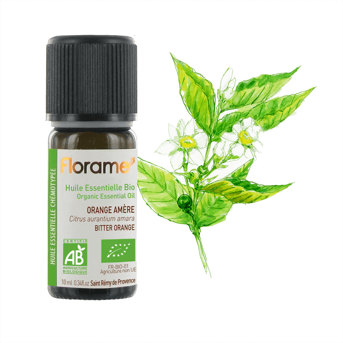 Huile Essentielle d'Orange Amère Biologique