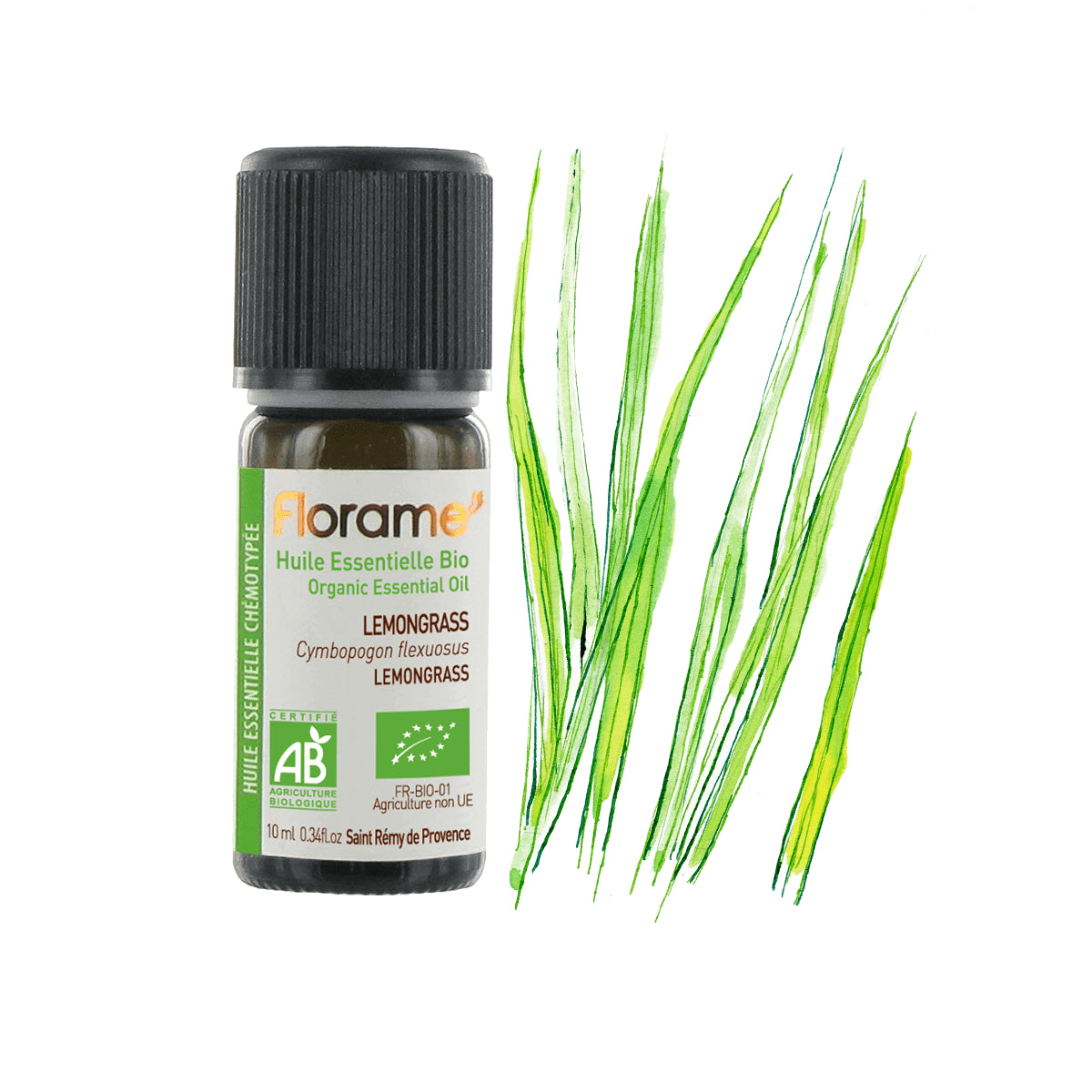 Huile Essentielle de Lemongrass Biologique