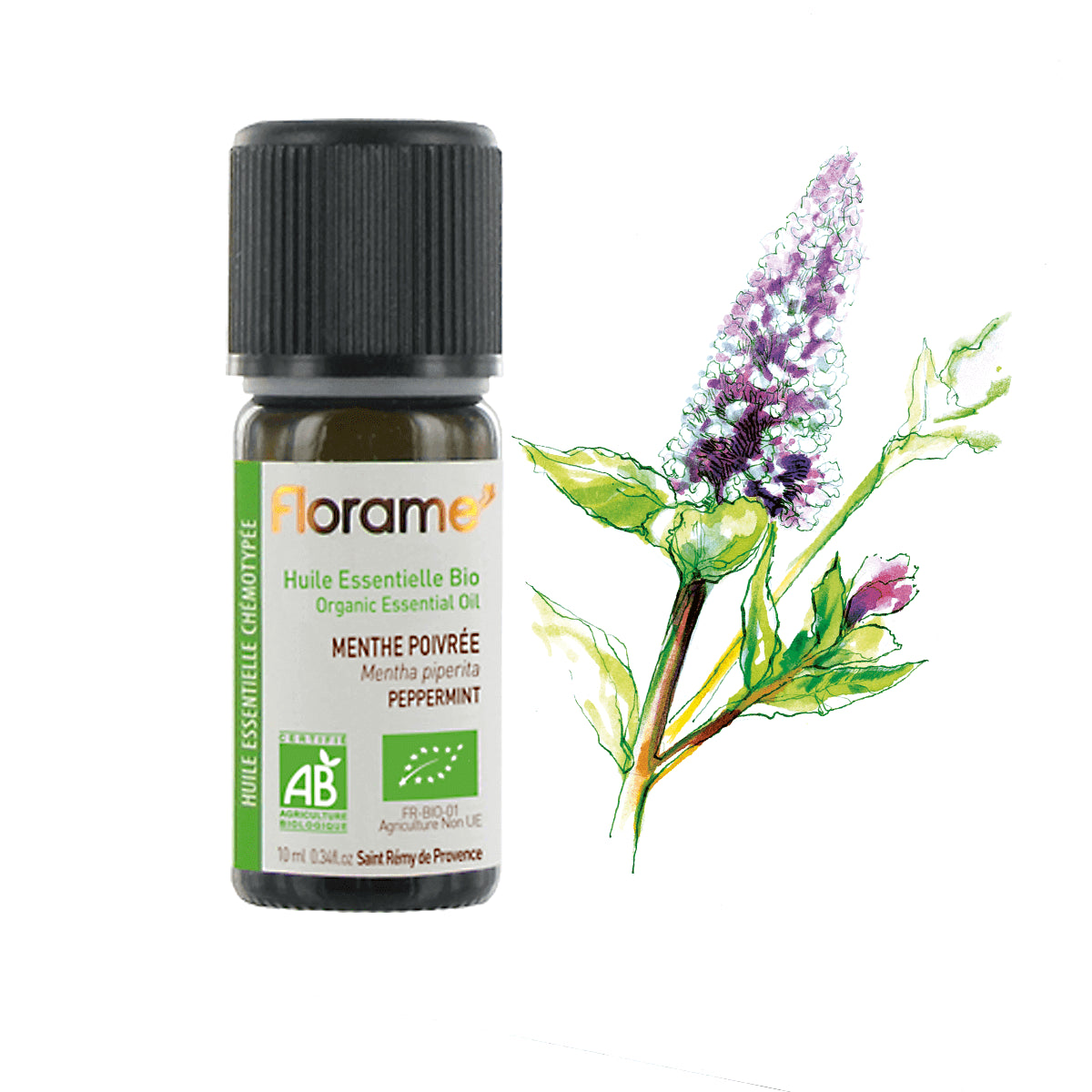 Huile Essentielle de Menthe Poivrée Biologique