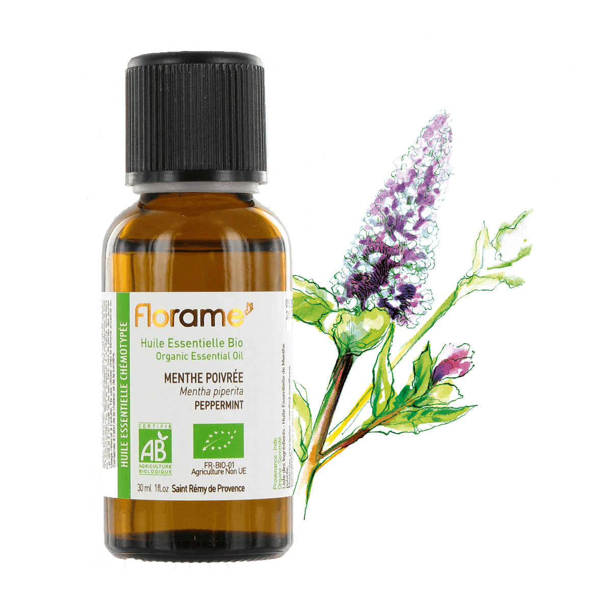 Huile Essentielle de Menthe Poivrée Biologique