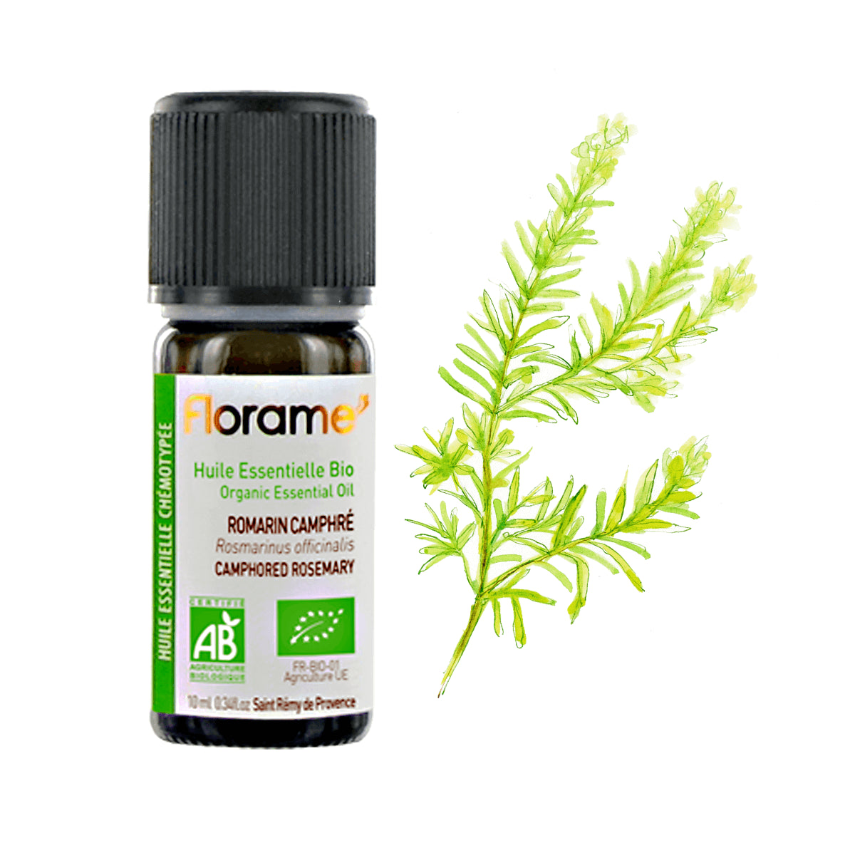 Huile Essentielle de Romarin à Camphre Biologique