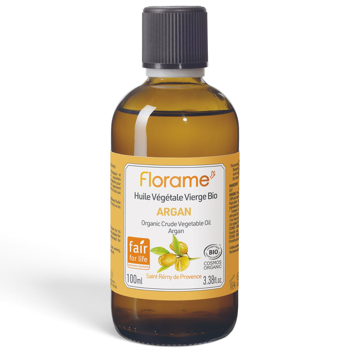 Huile Végétale d'Argan certifiée Bio